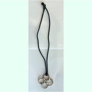 Tiffany & Co Elsa Peretti Sterling Silver Quadrifoglio Necklace